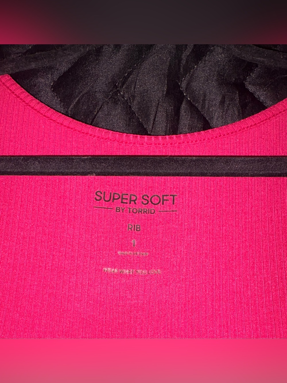 Torrid Ribbed Lace Up Top - Picture 4 of 6